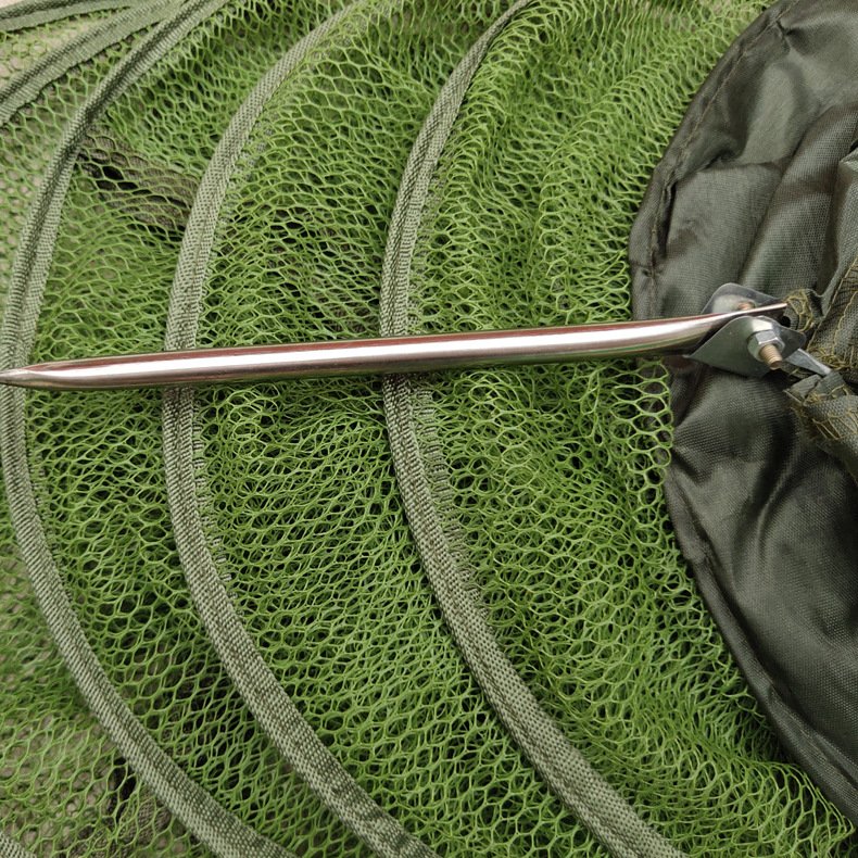 Fishing Net Mesh Fish Trap Collapsible Fish Cage/Fishing Keep Net/Fishing Basket for Keeping Lures Crayfish Crab Fishes Smelt Mi