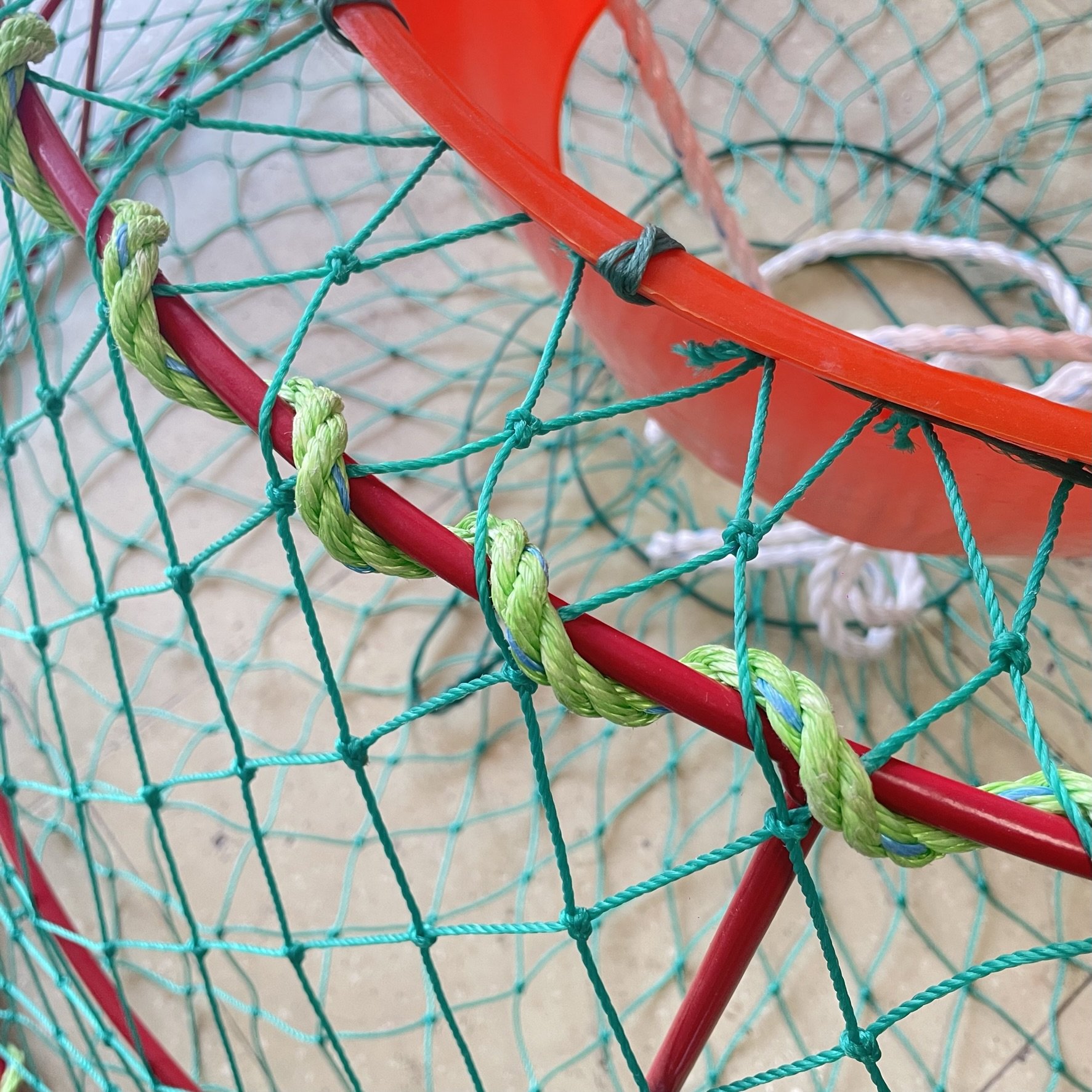 Stainless steel welded and impregnated king crab trap 150cm durable crab pot