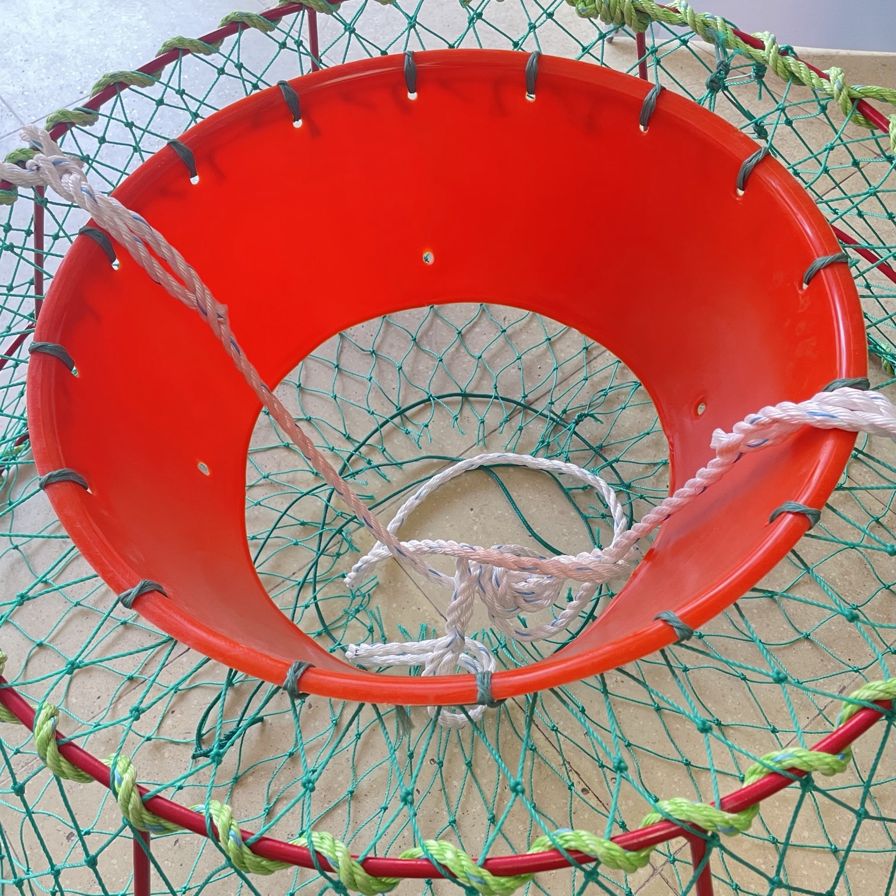 Stainless steel welded and impregnated king crab trap 150cm durable crab pot