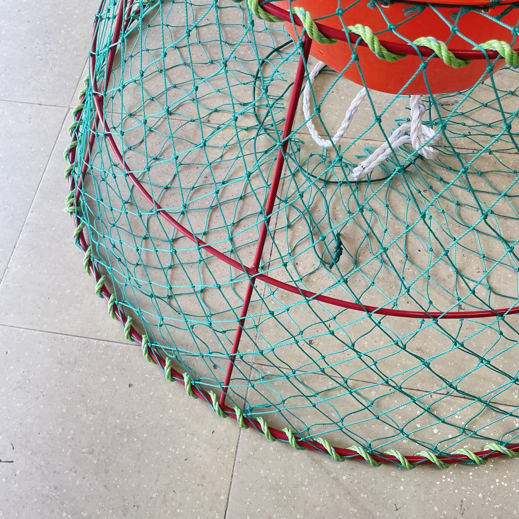 Stainless steel welded and impregnated king crab trap 150cm durable crab pot