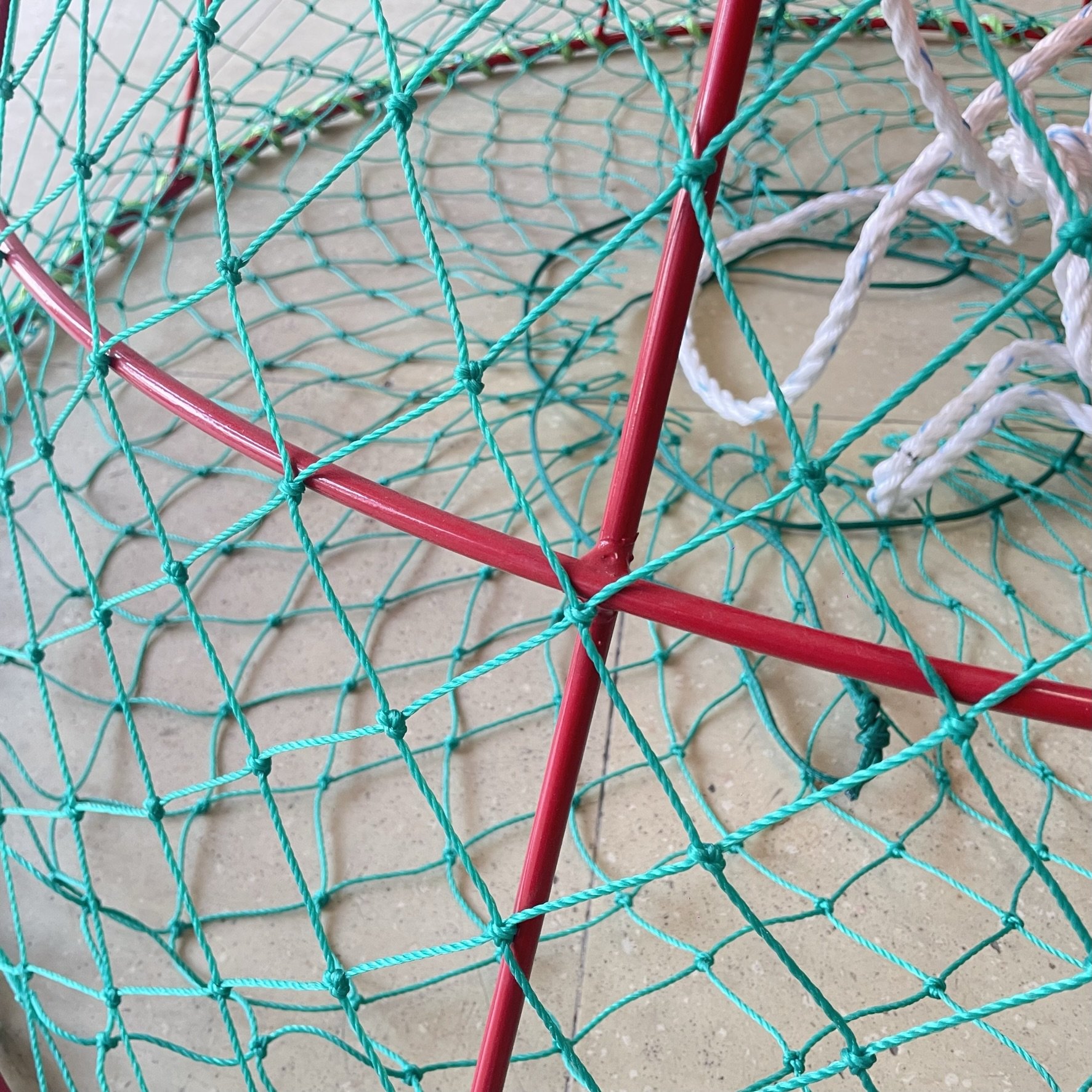 Stainless steel welded and impregnated king crab trap 150cm durable crab pot