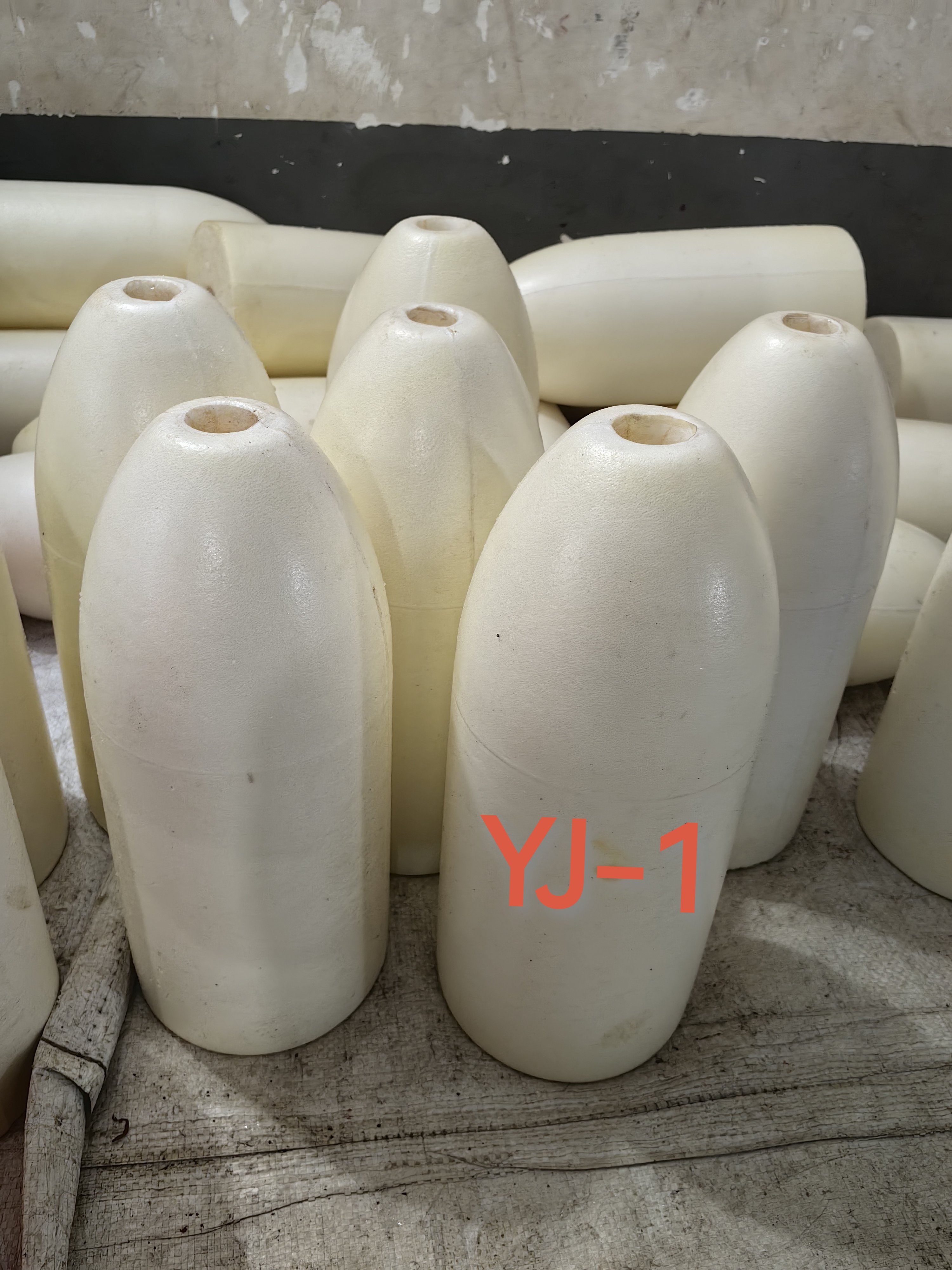 Best Review PVC Fishing Buoys YJ-3 511" 714 Inch Bullet Buoys used for Crabbing Lobster Pot Aquaculture Trap&Cage Fly Fishing