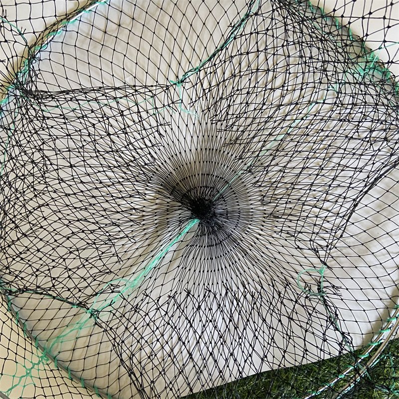 Commercial Fishing Black King Crab Trap Cage Mud Folding Lobster Set Aquaculture Trap