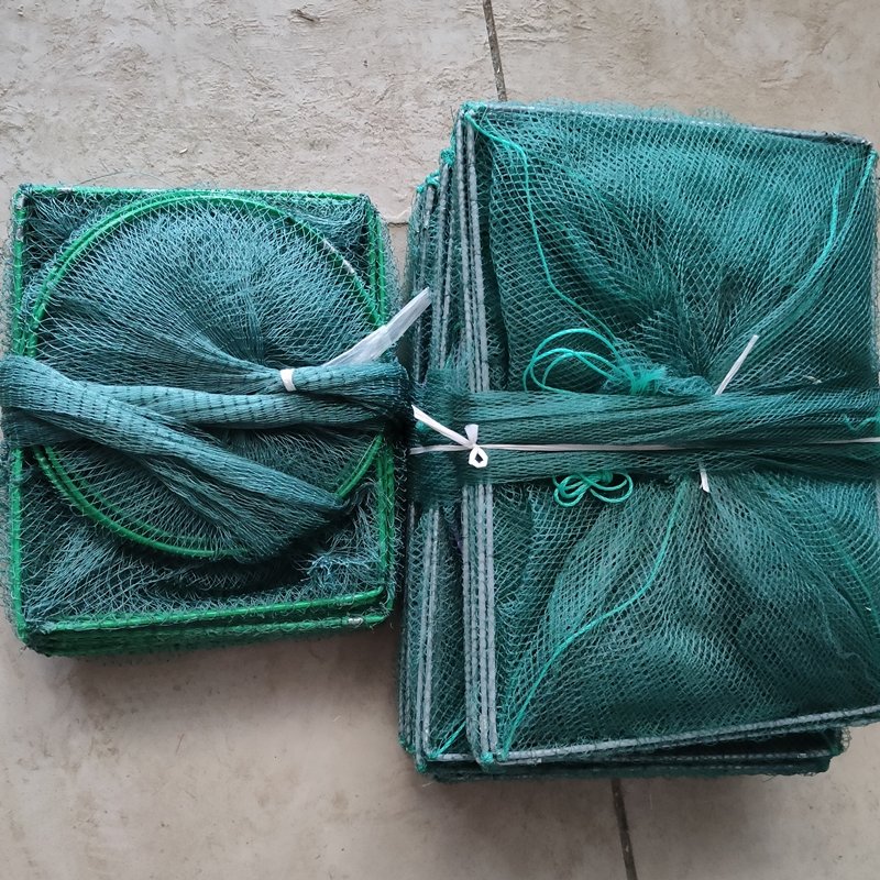 HDPE Long Trap Fishing Trap Fishing land net crab/ fish cage