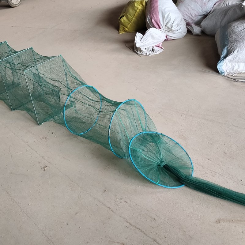 HDPE Long Trap Fishing Trap Fishing land net crab/ fish cage