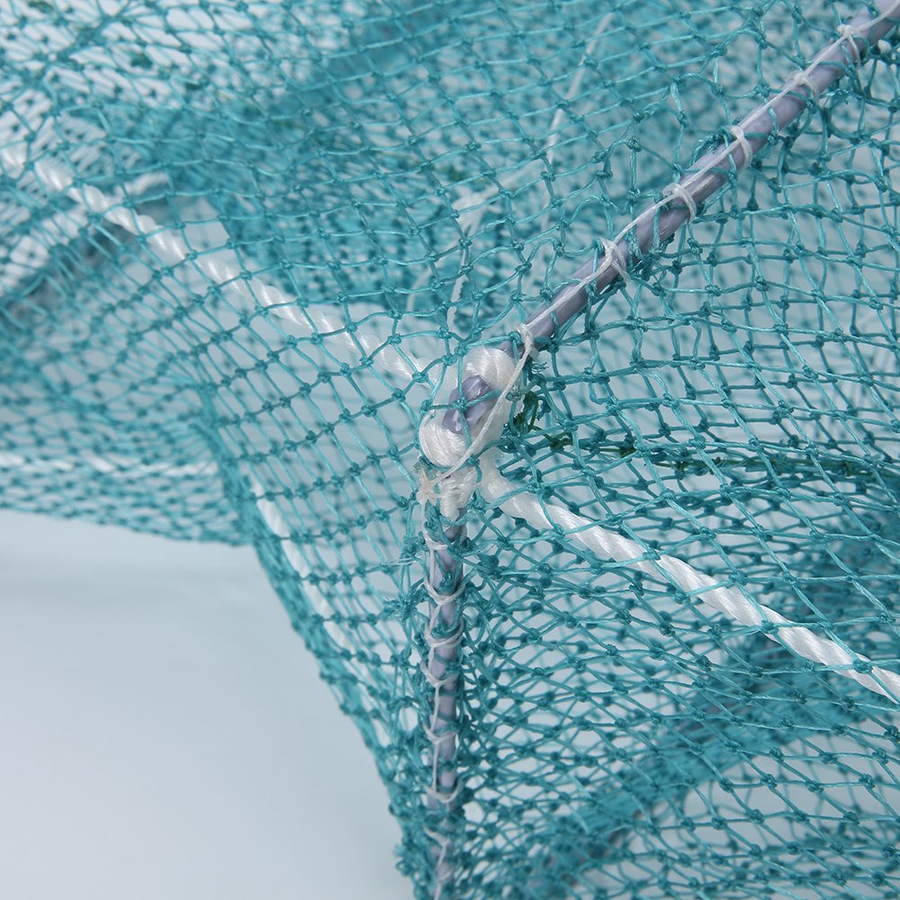 Factory Made Long Ring Net Steel Wire Frame Crab Traps Square Cages Fish Trap With High Quality