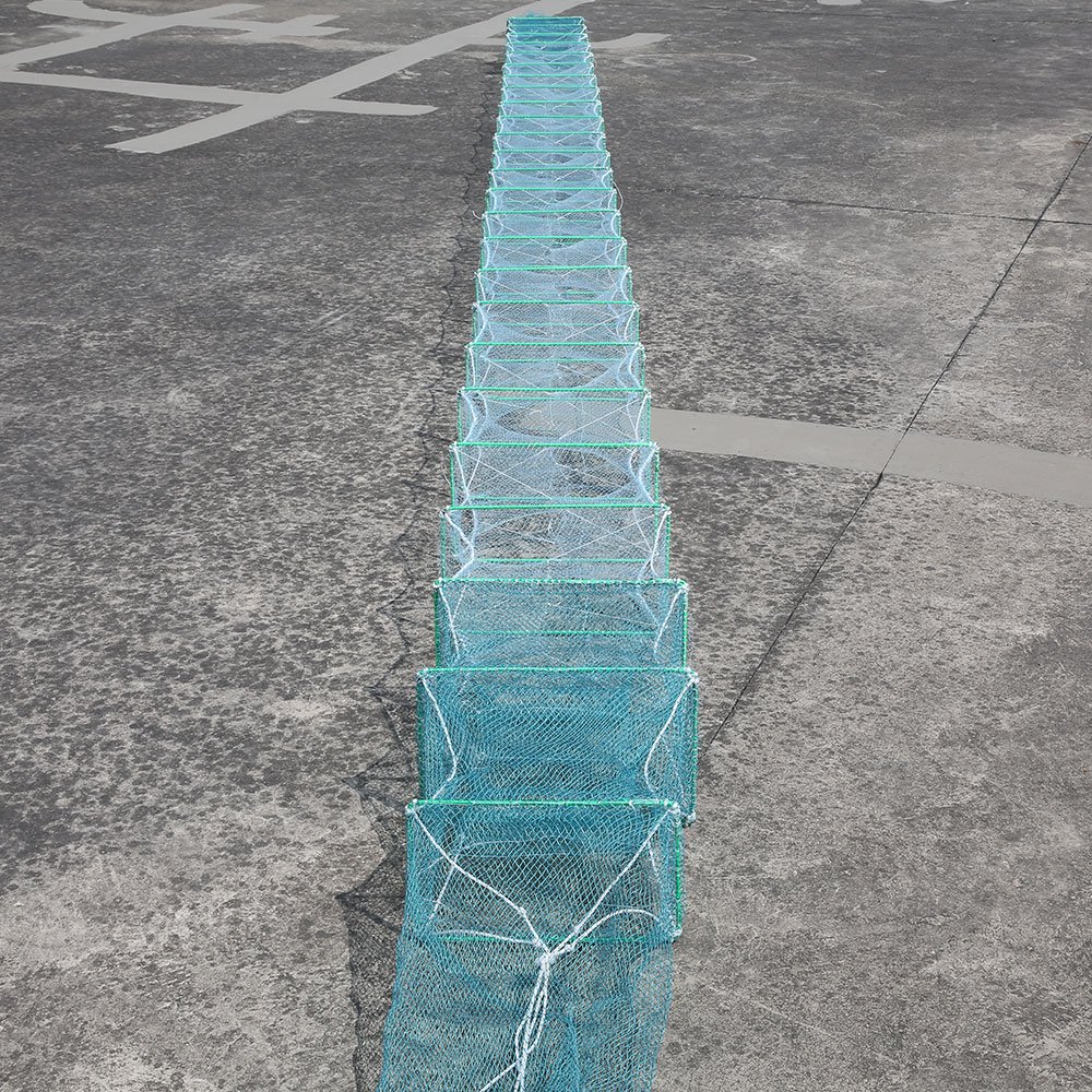 Low price agricultural uses long trap folding fishing shrimp crab traps