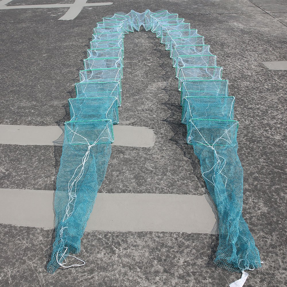 Low price agricultural uses long trap folding fishing shrimp crab traps