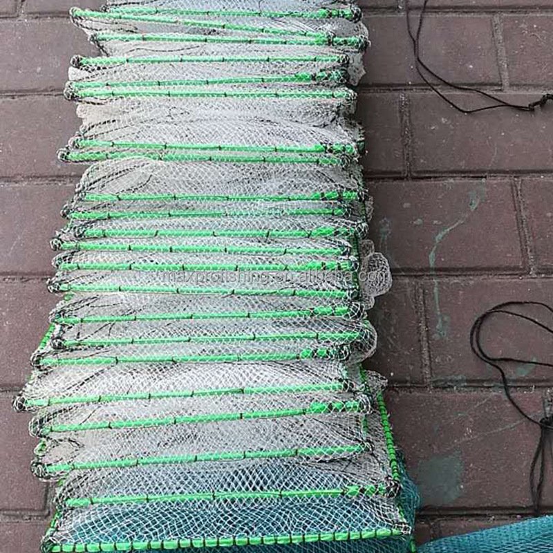 Great Wall Foldable Mesh Long Tube Fishing Nets Eels Crab Shrimp nets sale