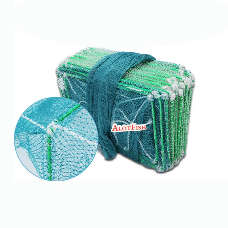 20*35*29 9.8m PE Mesh Fish Pot Crayfish Pot Fishing Net 2021 Hot Selling Nylon Aquaculture Traps