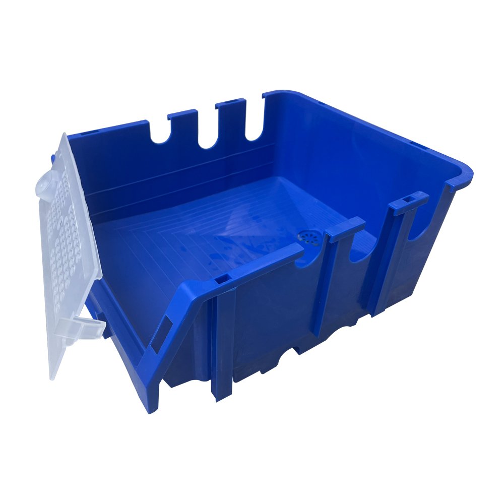 Vertical Mud Crab Box Water Pump Crab Box Farming Aquaculture Fish Farm Fish Cage System Aquaculture Traps 42x34x18cm Rectangle