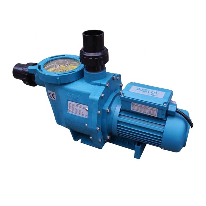 Hot sale new plastic AQUA swimming pool pump stock 1HP 2HP 3HP water pump with filter basket