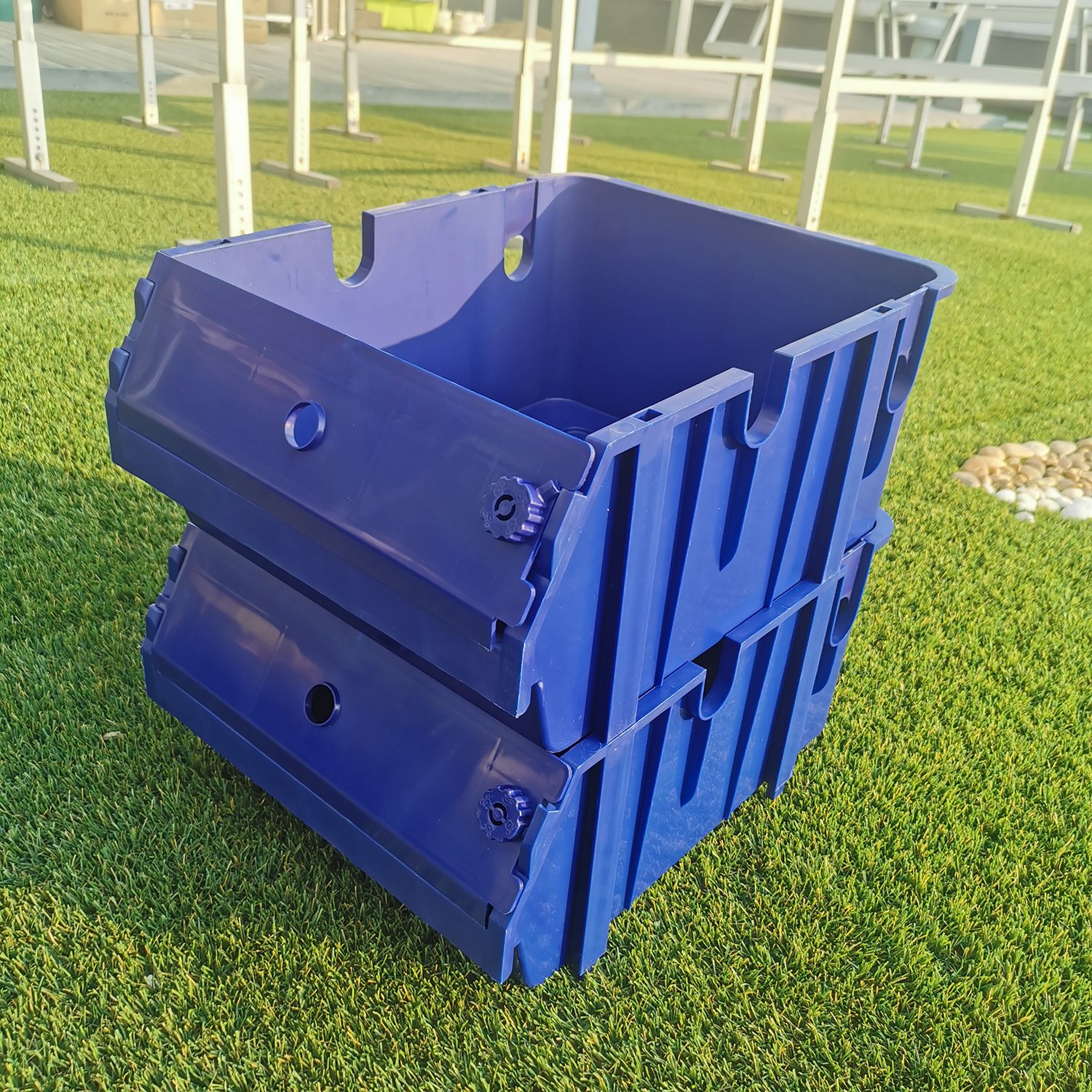 Fish Farming Aquaculture Cage Plastic crab box for indoor recirculating aquaculture system aquaculture trap mud crab box