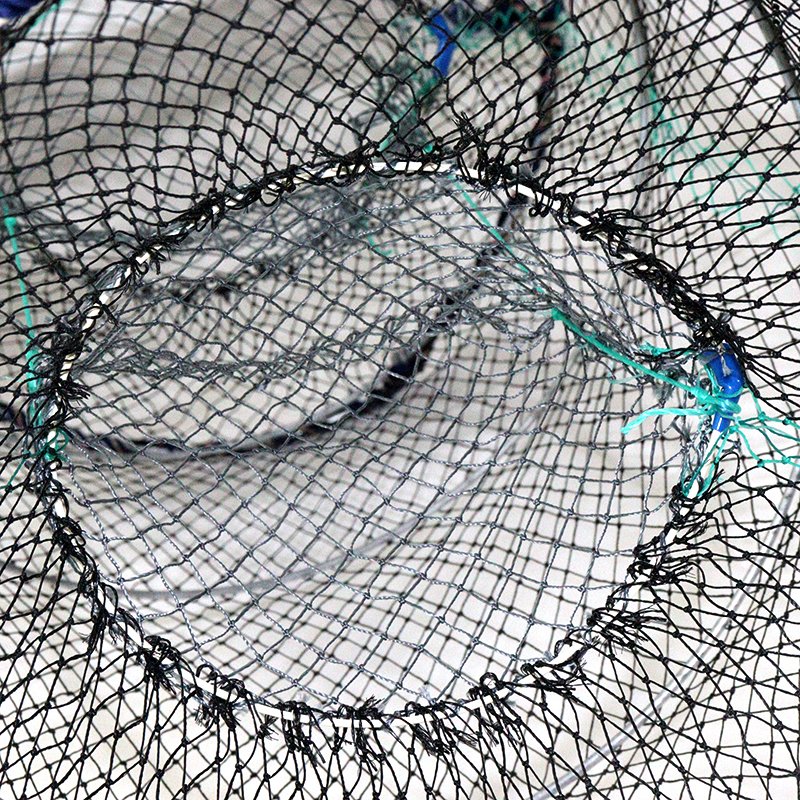 45 cm x 105 cm Galvanized frame Spring Fishing Traps Cage pots Catching Lobster Prawn Crab Shrimp pots