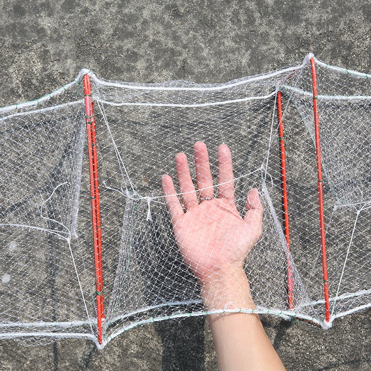 Factory Outlet Anti-rust PVC plastic pipe wraps iron frame pisciculture 18x32x29 Aquaculture Trap