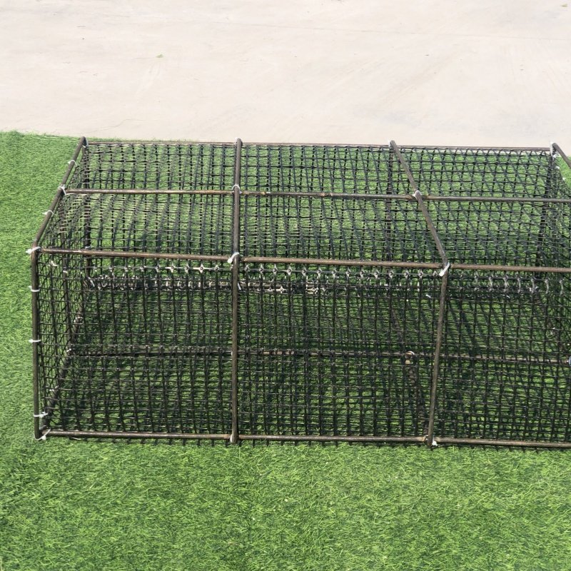 2024 Hot Sale Steel Square Cage Durable and Strong Aquaculture Trap for Fishing Shrimp and Catching Crab