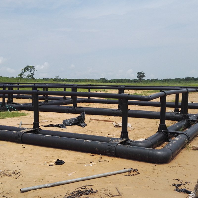 HDPE floating aquaculture trap fish culture net cage in Africa