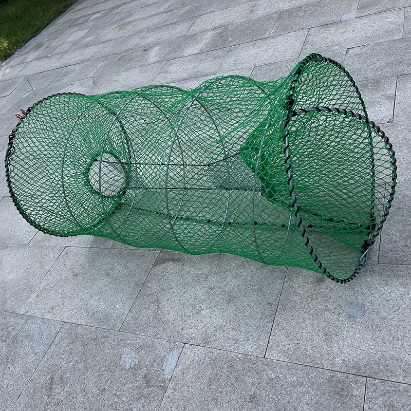 Best quality aquaculture trap 70*140cm Commercial Spring Fishing Trap Lobster Crab Fish Cage Trap