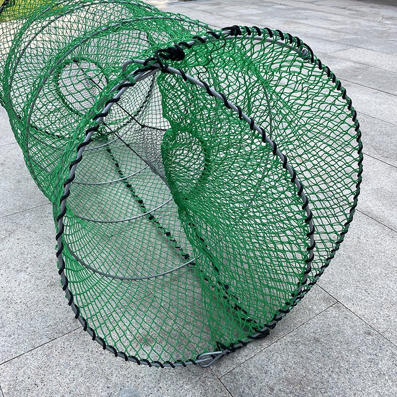 Best quality aquaculture trap 70*140cm Commercial Spring Fishing Trap Lobster Crab Fish Cage Trap