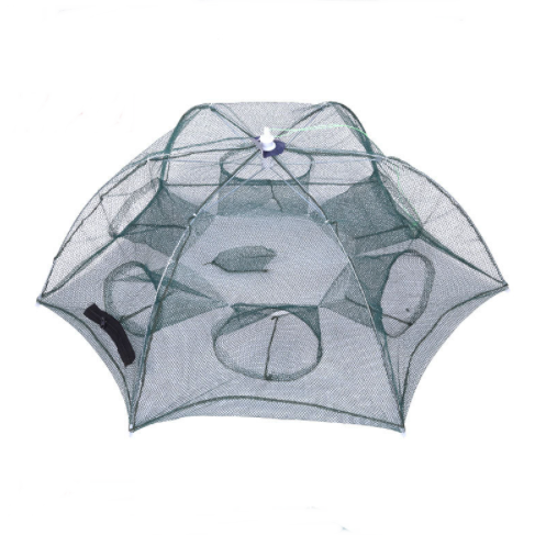 6 holes umbrella fishing pot crab/lobster/fish trap for shrimp octopus