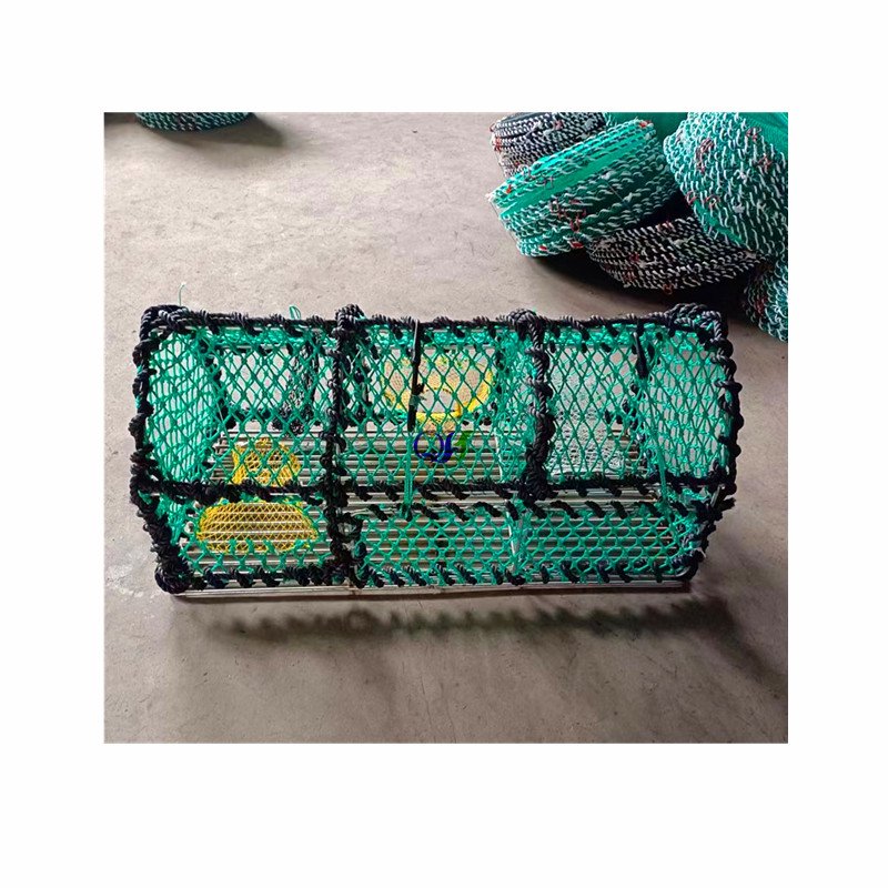 Professional farming trap net for deep seal cage Heavy duty shrimp trap rectangular lobster cage for North European market