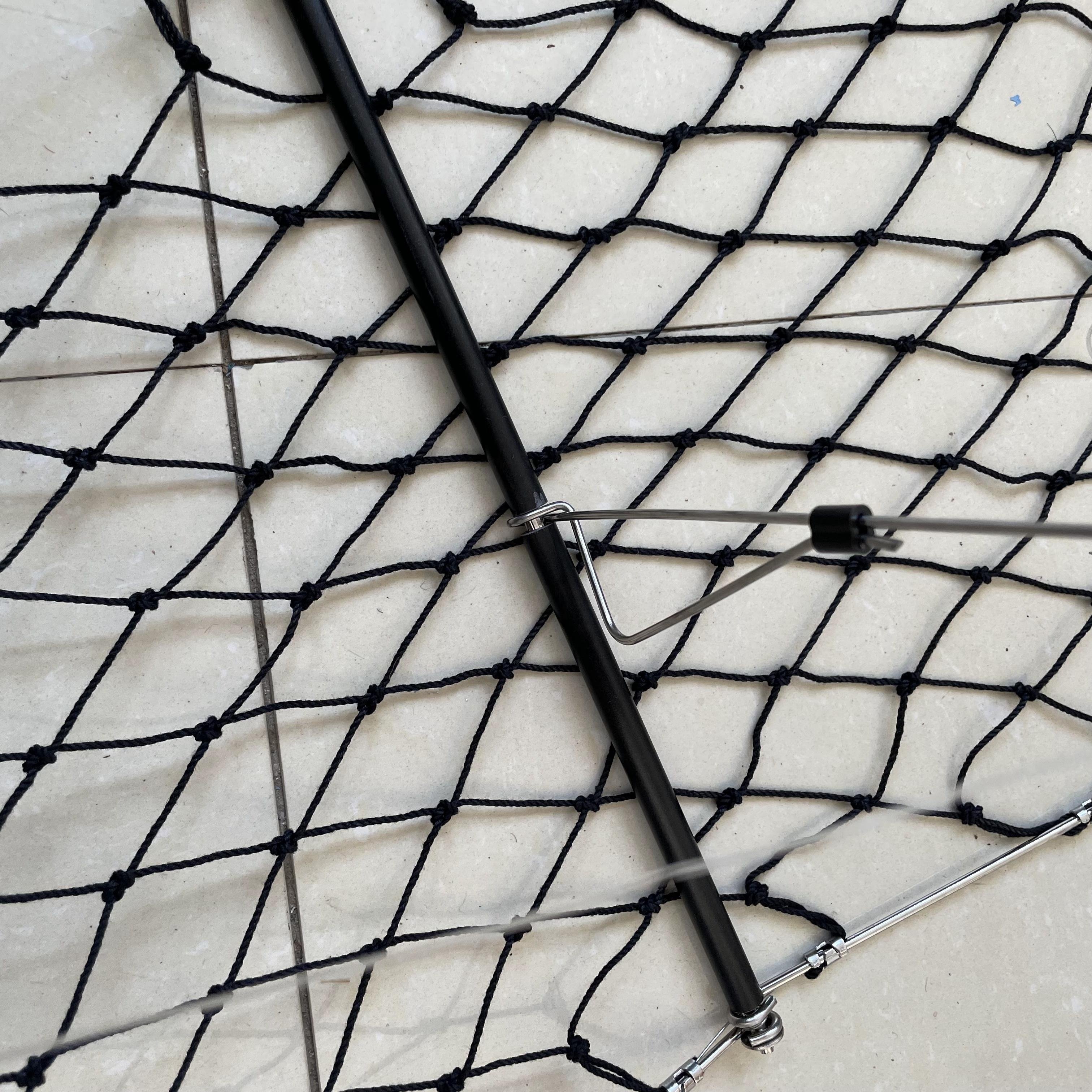 Collapsible Crab Jaw Foldable Crab Trap with Bait Clip Portable Folding Crab Trap lobster trap with Casting Rope
