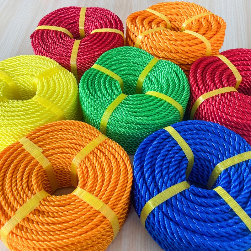 Factory Direct Sale 3 Strand PP Danline Rope Fish traps For Sale