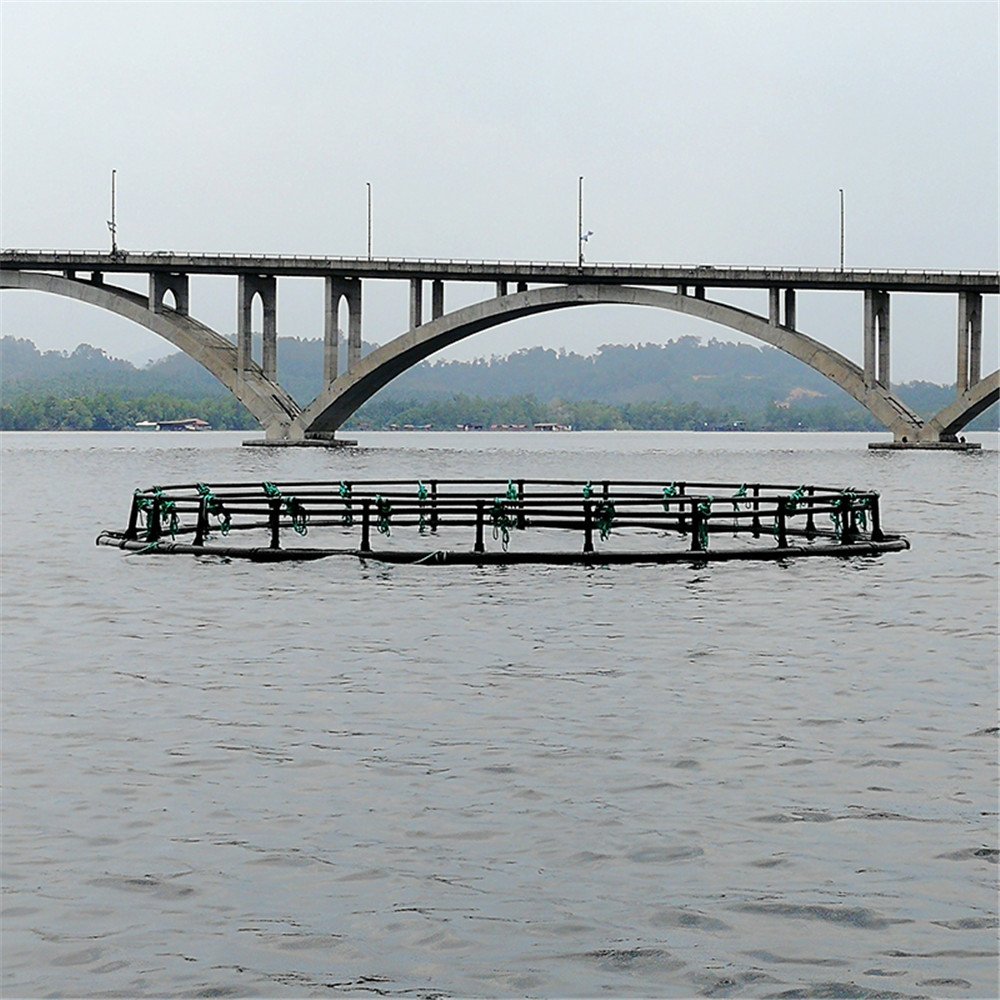 Floating fish farming cages for growing fish in rivers Aquaculture