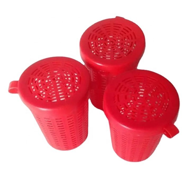 Wholesale high quality Bait Bag Accessories Feeder Basket Weighted Bait Trap Cage Feeder Crayfish fishing lures baits