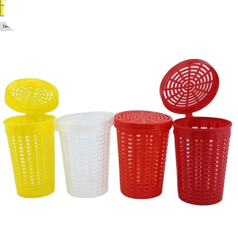 Wholesale high quality Bait Bag Accessories Feeder Basket Weighted Bait Trap Cage Feeder Crayfish fishing lures baits
