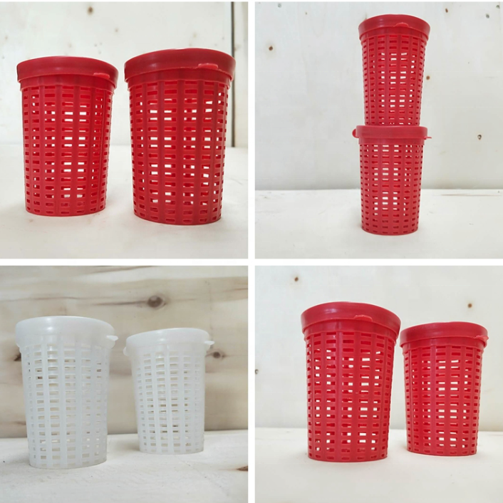 Wholesale high quality Bait Bag Accessories Feeder Basket Weighted Bait Trap Cage Feeder Crayfish fishing lures baits