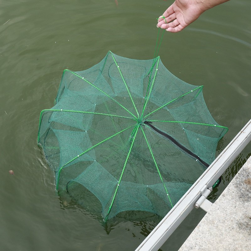 aquaculture trap folding fishing net Rectangle fish trap 4-24 holes