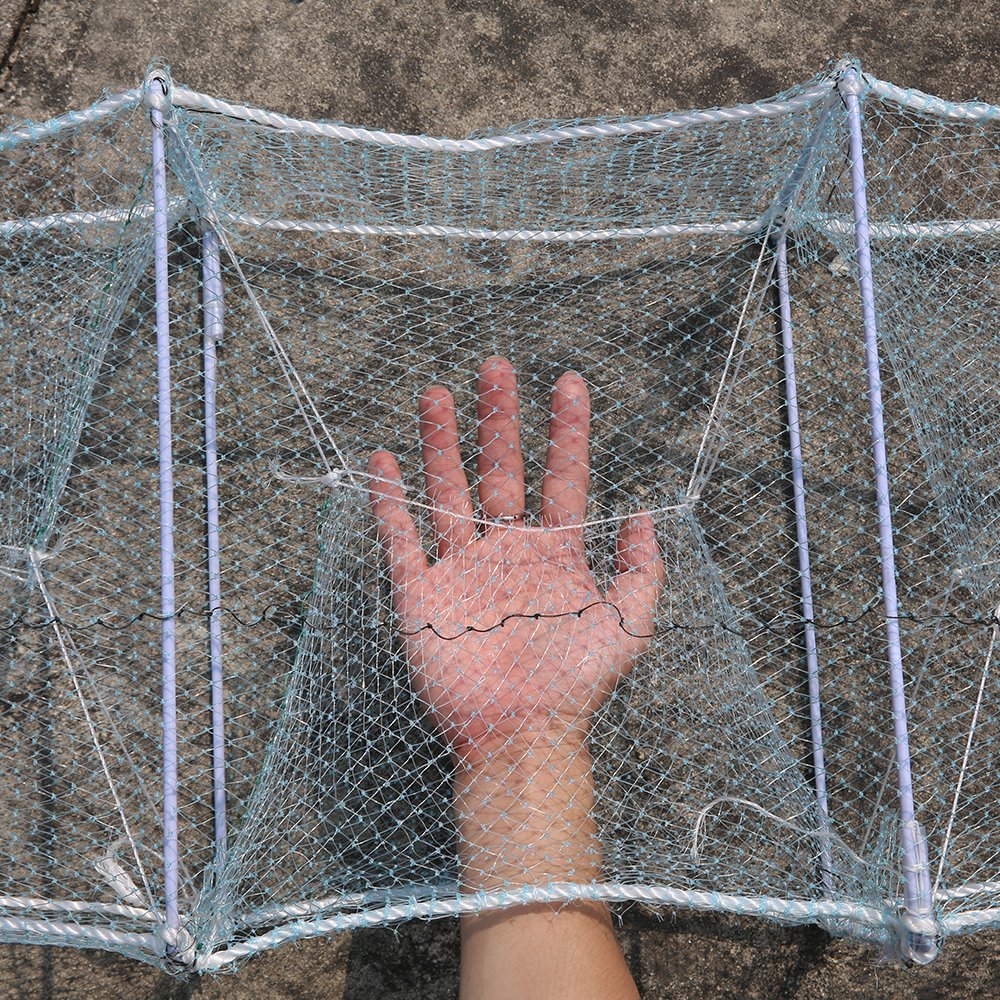 Different Wire Frame Fishing Lobster Traps Cheap Rectangular Foldable Crab Fish Traps Competitive Price 22x35x26