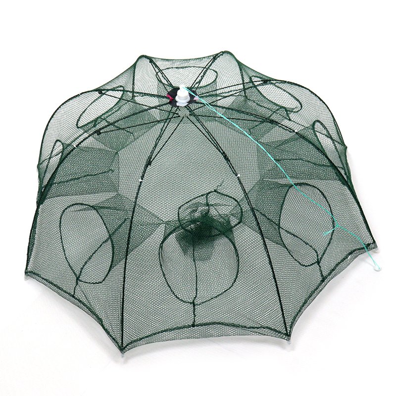 CheapFoldable Fishing Net Bait Trap Fish Minnow Crawfish Shrimp Fish Crab Trap