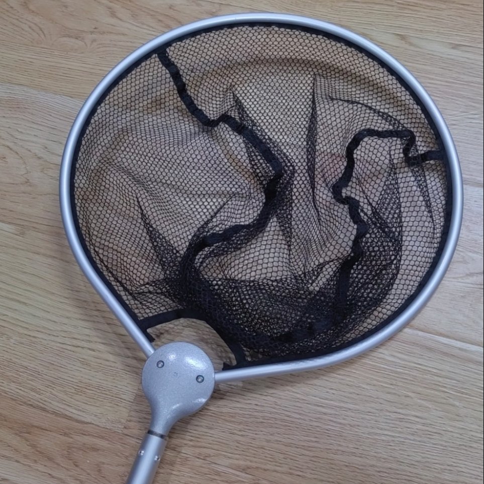 2IN Mesh FISH POND NET ALUMINIUM DIP NET with TELESCOPIC Handle GREEN BLACK