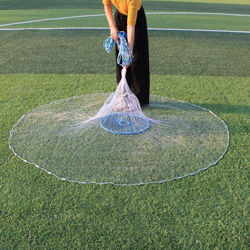 China Fishing Products Throw Hand Fishing Net,Cast Fishing Net,Fish Net with Strong Quality