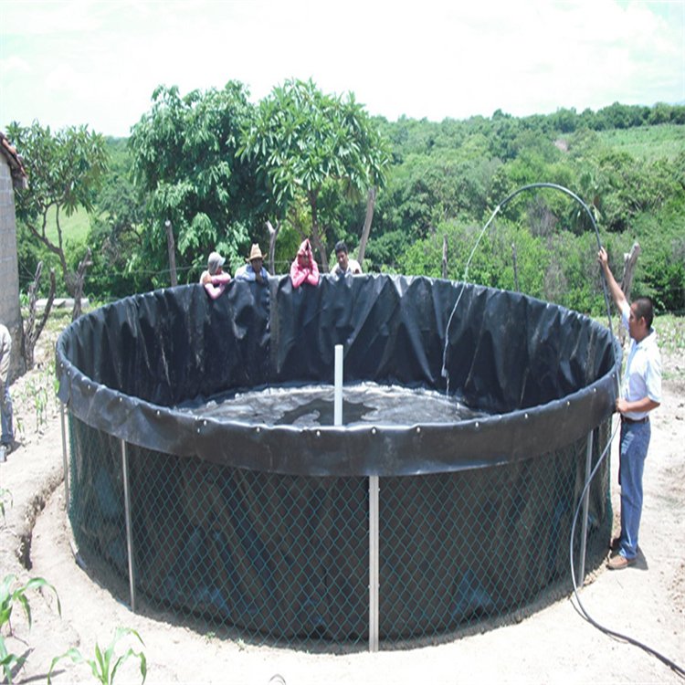 plastic tilapia foldable fish farming water biofloc tank geomembrane for aquaculture