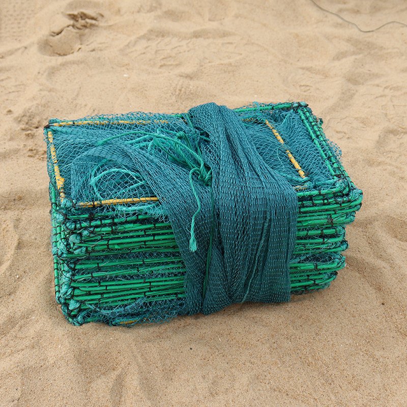 Vietnam Philippines fyke net Long Fish Trap Crab Trap 37 cm x 23 cm x 9.5M Length with pvc hose