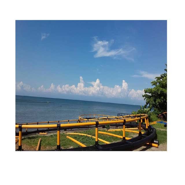 Floating Sea fish Cage HDPE 250mm Pipe Floating pe pipe for fishing cage round and square