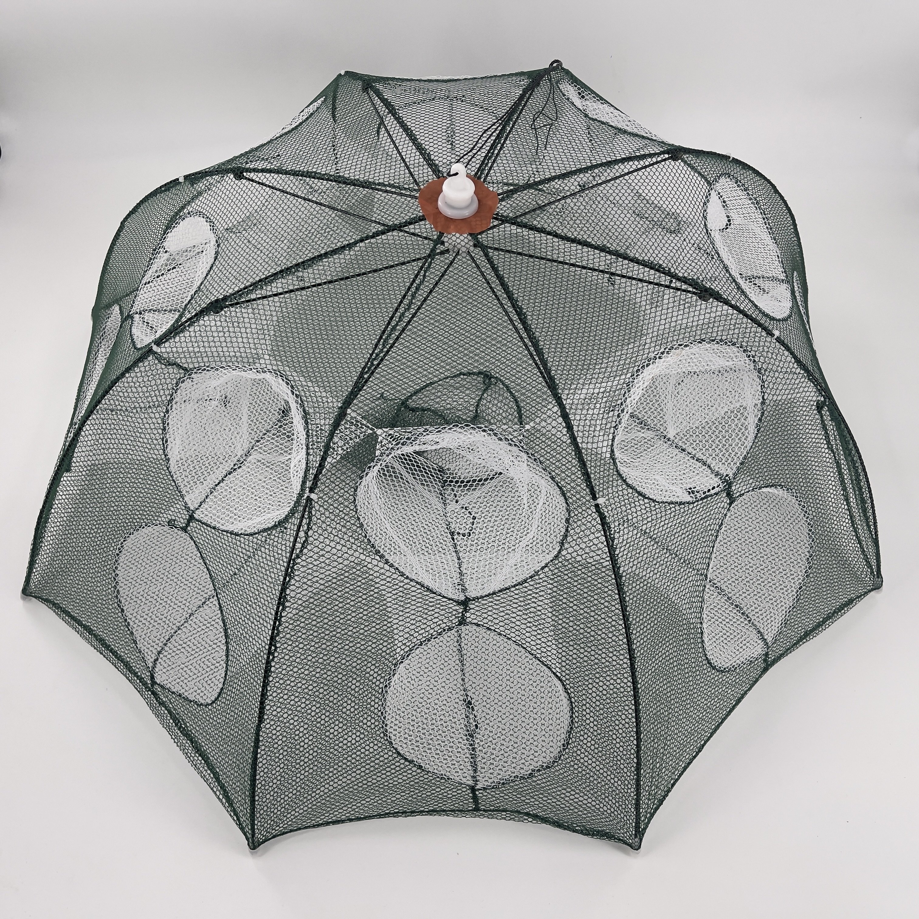 Umbrella Fishing Trap 16-24 Holes Aquaculture Shrimp Trap Pulling Square Fishing Pot