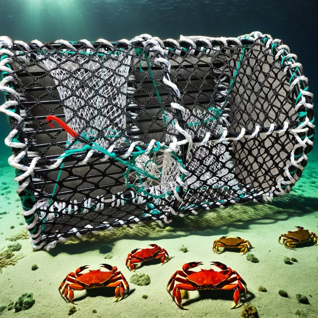Commercial XL Norway Industrial Crab Pots Traps Lobster Trap Made of HDPE Material