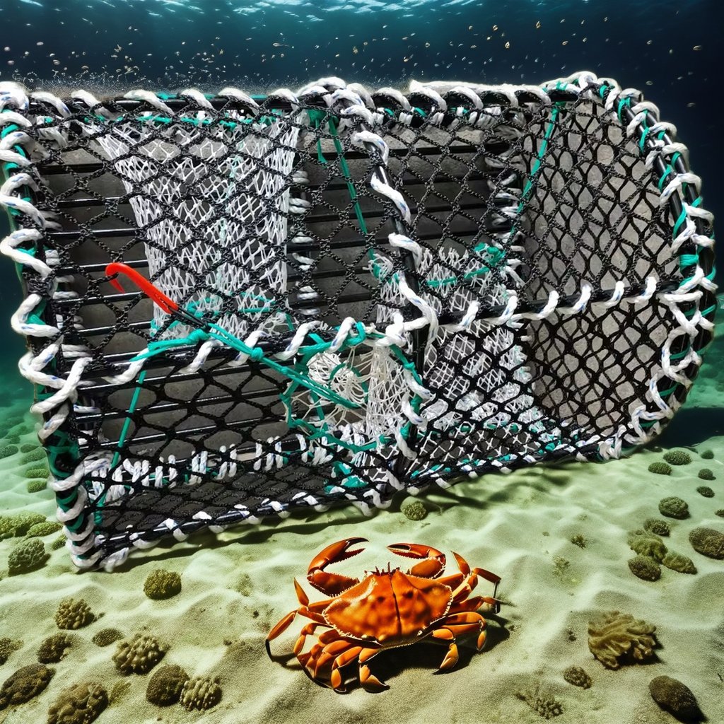 Commercial XL Norway Industrial Crab Pots Traps Lobster Trap Made of HDPE Material