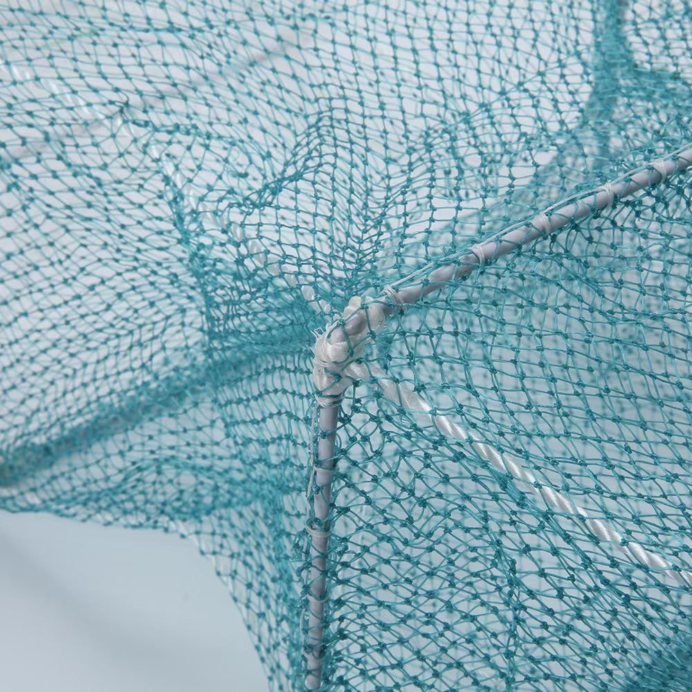 Pe/nylon Long Trap Fishing Monofilament Cage Shrimp Cage Green Crabs Traps for River Fishing