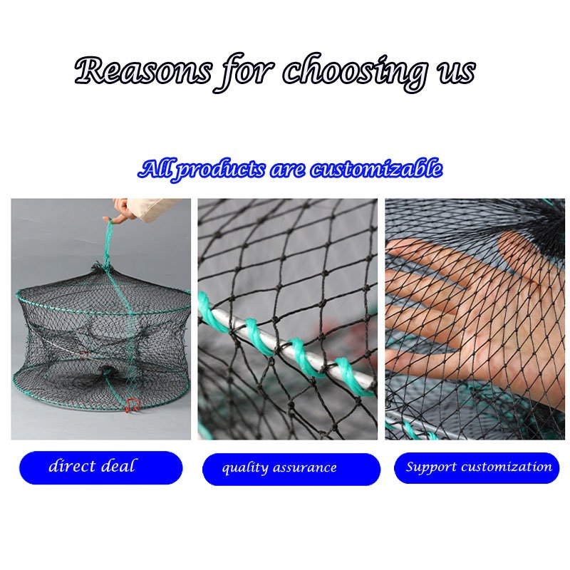 Wholesale Aquaculture Trap for Catching Shrimp Lobster Minow Fish Cages Fishing Net