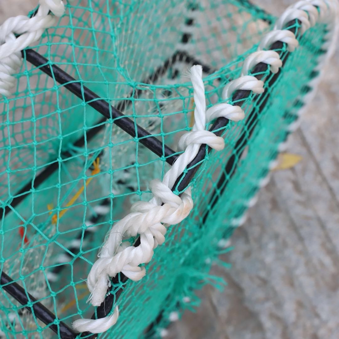 High Quality HDPE Crayfish Crab Net Eel Fish Prawn Shrimp Lobster Fishing Cage