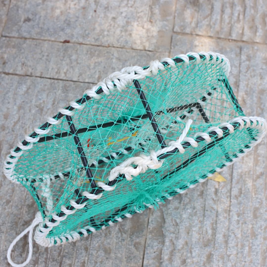 High Quality HDPE Crayfish Crab Net Eel Fish Prawn Shrimp Lobster Fishing Cage