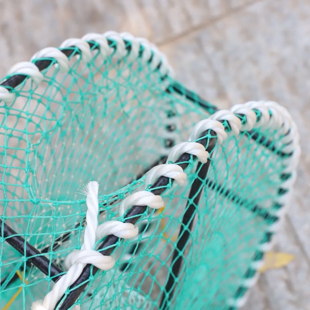 High Quality HDPE Crayfish Crab Net Eel Fish Prawn Shrimp Lobster Fishing Cage