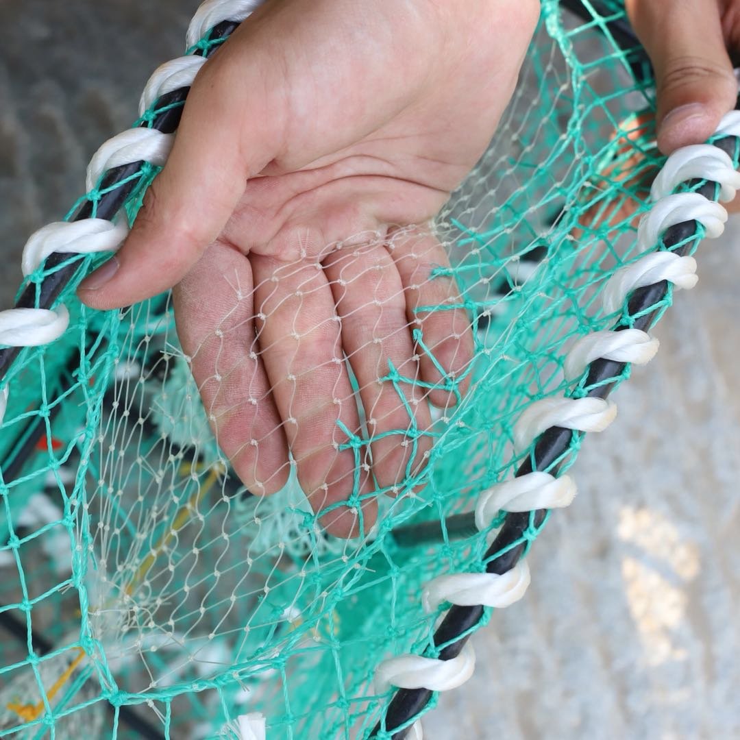 High Quality HDPE Crayfish Crab Net Eel Fish Prawn Shrimp Lobster Fishing Cage