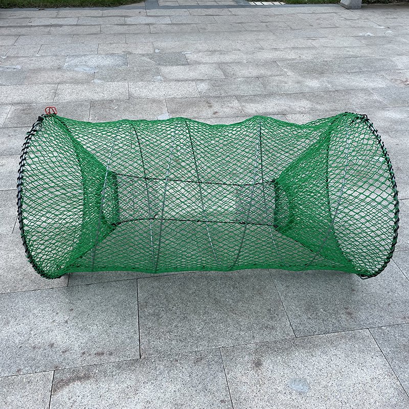 Folding Large Size Bubu Bamboo Fish Cod Trap Big Mesh