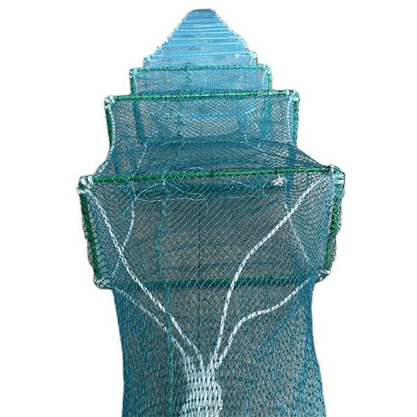 fagriculture cage great wall long train fishing trap with PE and nylon net eel trap 20*36CM